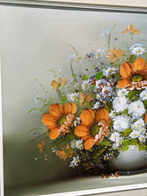 Load image into Gallery viewer, Bright Orange Still Life Painting on Canvas - Orange Bouquet
