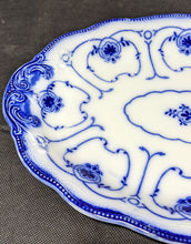 Load image into Gallery viewer, Beautiful Vintage Flow Blue Platter - Made in England - 14"

