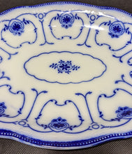 Load image into Gallery viewer, Beautiful Vintage Flow Blue Platter - Made in England - 14"
