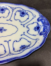 Load image into Gallery viewer, Beautiful Vintage Flow Blue Platter - Made in England - 14"
