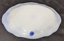 Load image into Gallery viewer, Beautiful Vintage Flow Blue Platter - Made in England - 14"
