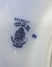 Load image into Gallery viewer, Royal Premier Semi Porcelain Flow Blue Dinner Plate - H. Alcock &amp; Co.
