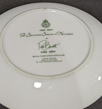 Load image into Gallery viewer, 8 of 12 Royal Worcester Porcelain Plates - Made in England - 1979
