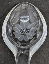 Load image into Gallery viewer, Vintage Hughes Glass Cornflower Salad Serving Set
