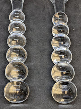 Load image into Gallery viewer, Vintage Hughes Glass Cornflower Salad Serving Set
