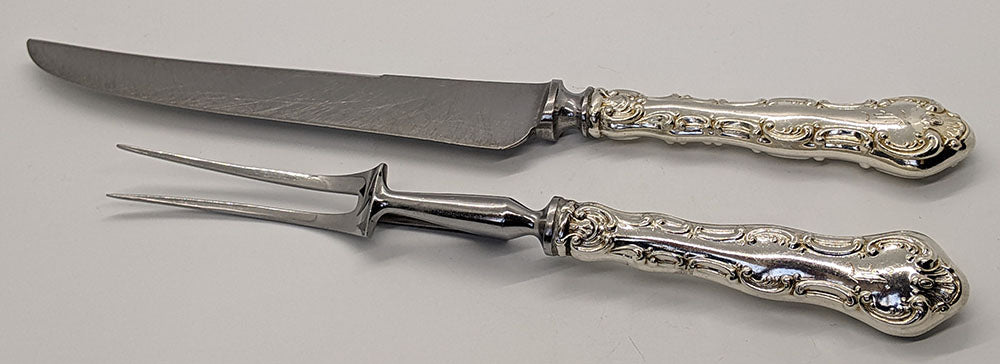 Birks Sterling Louis XV Pattern Carving Set