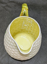 Load image into Gallery viewer, Belleek Green Mark Basket Weave Shamrock Small Pitcher
