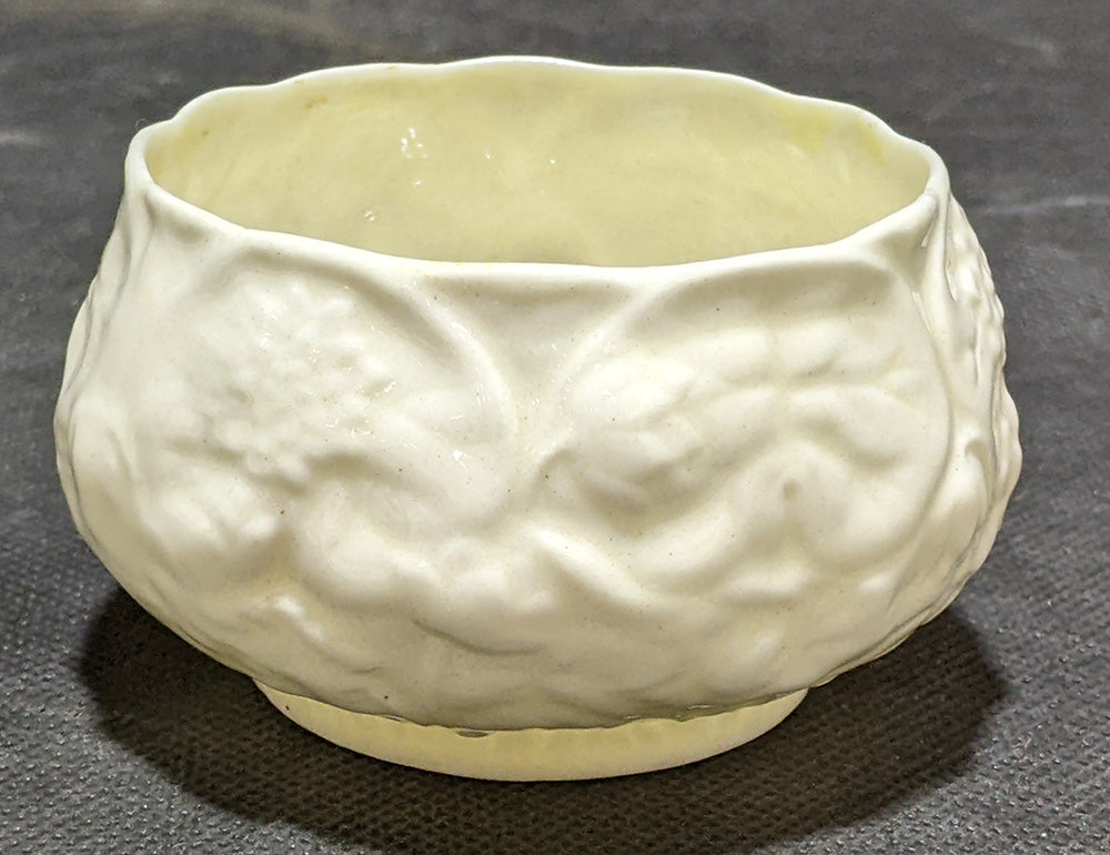 Belleek Lotus Porcelain Sugar Bowl