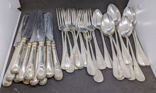 Load image into Gallery viewer, RARE - CHRISTOFLE - Silver Plated Flatware Service for 12 - LOUIS XVI
