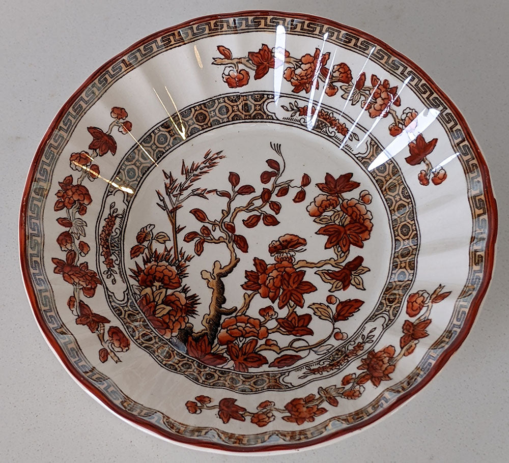 Spode Copeland - Indian Tree, Orange Rust - Fruit / Sauce Bowl