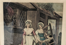 Load image into Gallery viewer, 2 Framed Cries of London Prints - F. Wheatley Artist
