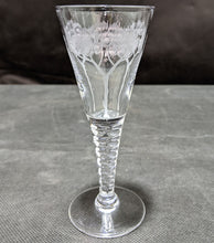 Load image into Gallery viewer, Stuart Crystal Eden Pattern Set of (4) Sherry Glasses
