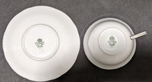 Load image into Gallery viewer, Aynsley Teal Green Tea Cup &amp; Saucer
