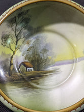 Load image into Gallery viewer, Beautiful Lake Scene Hand Painted Bon Bon Bowl - by Noritake
