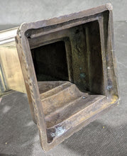 Load image into Gallery viewer, Silver &amp; Brown Tone Tall, Mantle / Altar Candle Stick Holder - 15.5&quot;
