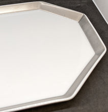 Load image into Gallery viewer, Rosenthal - Studio Line Modern - Grey Rimmed Serving Platter - 12 3/4&quot;
