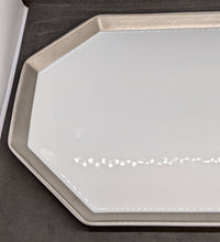 Load image into Gallery viewer, Rosenthal - Studio Line Modern - Grey Rimmed Serving Platter - 14 3/4&quot;
