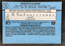 Load image into Gallery viewer, AUTOGRAPHED - Roberto Alomar Rookie Card - 1988 Donruss - Padres
