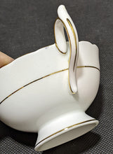 Load image into Gallery viewer, Aynsley Fine Bone China Teacup &amp; Saucer - Orange, Gold &amp; Bouquet
