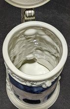 Load image into Gallery viewer, Vintage Ceramic Stein - Coloured Picture of A Husky - Metal Lid
