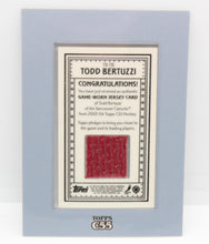 Load image into Gallery viewer, 2003-04 Topps C55 Todd Bertuzzi Game Worn Jersey Patch Hockey Card
