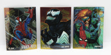 Load image into Gallery viewer, 1995 Fleer Ultra Golden Web Spiderman Cards Complete Subset 9/9
