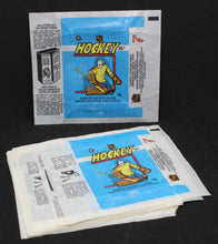 Load image into Gallery viewer, 19 x 1982 O-Pee-Chee Hockey Cards Wax Pack Wrappers
