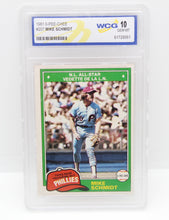 Load image into Gallery viewer, 1981 OPC Mike Schmidt #207 All-Star WCG Graded GEM-MT 10 Baseball Card
