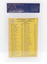 Load image into Gallery viewer, 1970 OPC AL Strikeout Leaders #72 PSA EX-MT 6 Baseball Card, Serial #20955249
