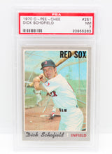 Load image into Gallery viewer, 1970 O-Pee-Chee Dick Schofield #251 PSA NM 7 Baseball Card, Serial #20955263
