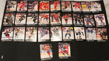 Load image into Gallery viewer, Pro Set 1991-92 PUCK Hockey Near Complete Set 29/30 with Wayne Gretzky Card
