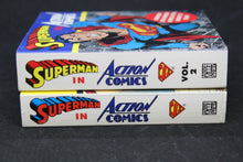 Load image into Gallery viewer, Superman in Action Comics Tiny Folio (1993 Abbevile Press) #1 and #2
