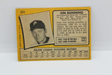 Load image into Gallery viewer, 1971 O-Pee-Chee Jim Bunning #574 Baseball Card
