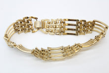 Load image into Gallery viewer, Gold Tone Necklace &amp; Bracelet Jewelry Set
