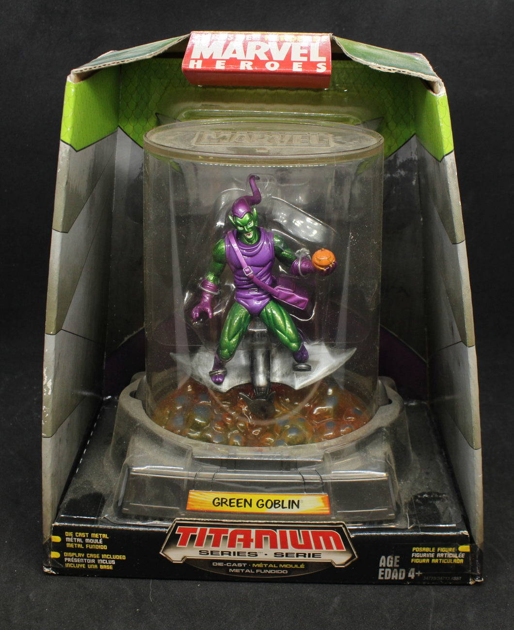 Marvel Heroes Green Goblin Titanium Series Diecast Figure NIB