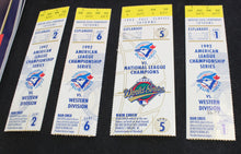 Load image into Gallery viewer, 1992 Toronto Blue Jays World Series Ticket Stubs and Collector Program
