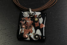 Load image into Gallery viewer, Murano Glass Pendant Necklace Stamped Tosi Miriam Murano
