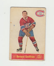 Load image into Gallery viewer, 1957 Parkhurst Hockey Bernard Boom Boom Geoffrion Card #2
